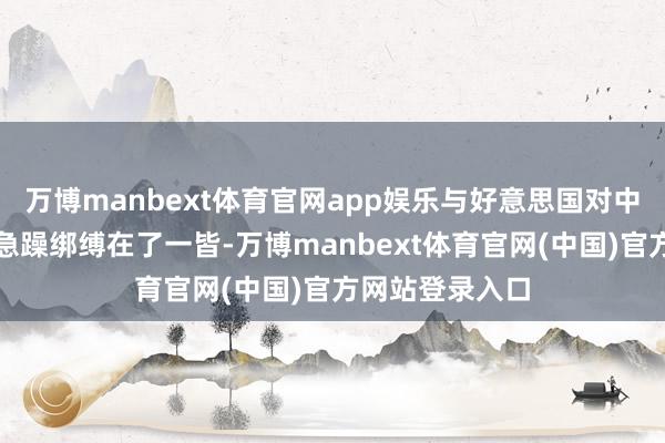 万博manbext体育官网app娱乐与好意思国对中国技巧崛起的急躁绑缚在了一皆-万博manbext体育官网(中国)官方网站登录入口