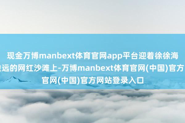 现金万博manbext体育官网app平台迎着徐徐海风小憩;不边远的网红沙滩上-万博manbext体育官网(中国)官方网站登录入口